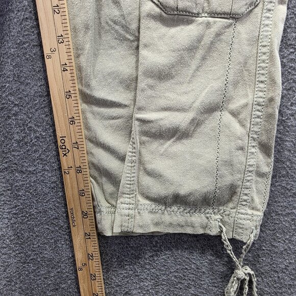 Miss Me Pants Womens Small Green Cargo Capri Embroidered Horse Western Boho - Picture 10 of 12